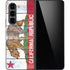 California Flag Light Wood Galaxy Z Fold5 5G Skin
